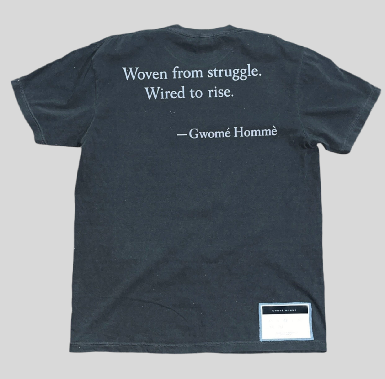 Woven & Wired Tee – One of One
Unisex | Gray Acid Wash