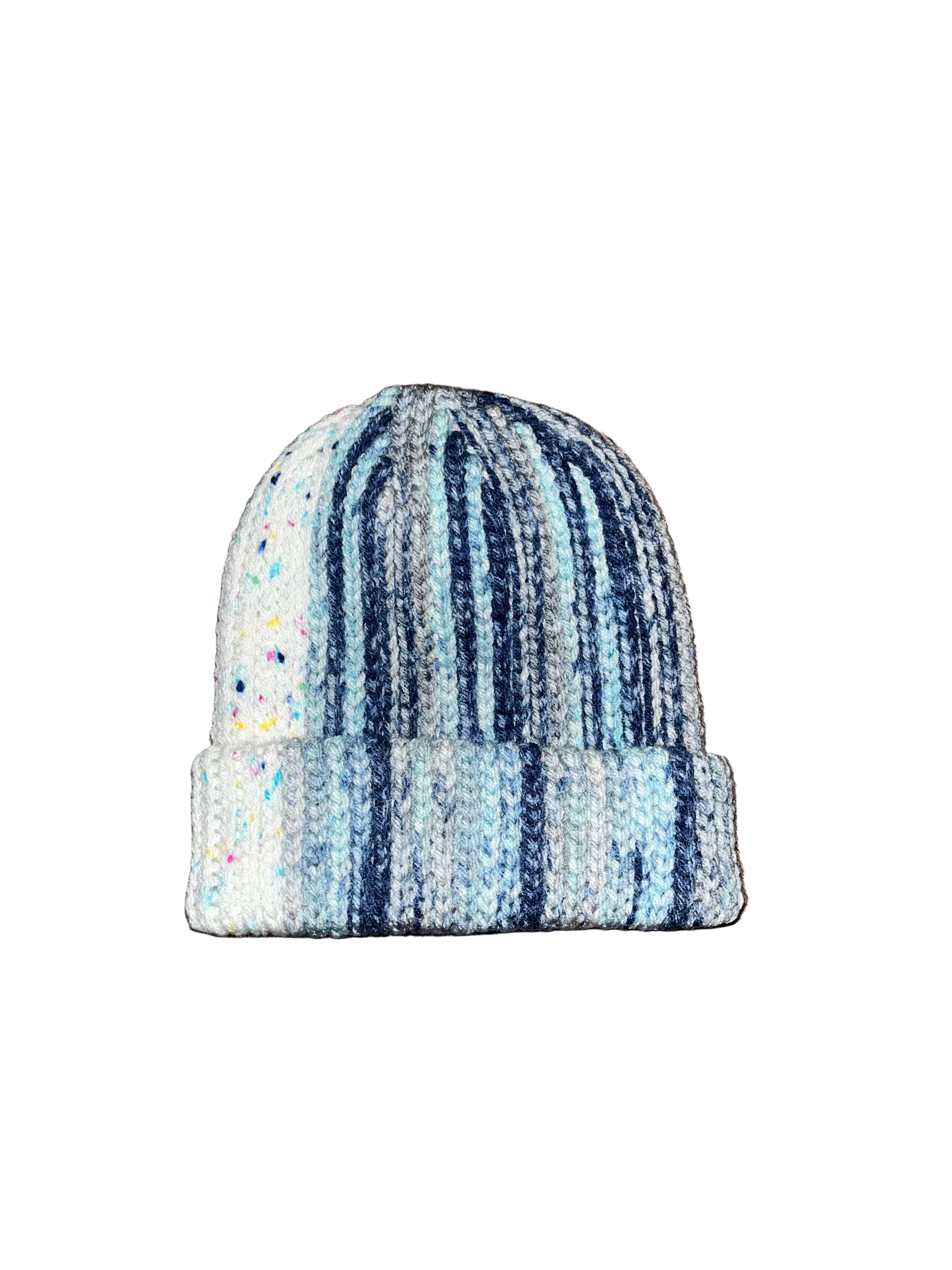 “Spring Sky” Crochet Beanie – One of One
