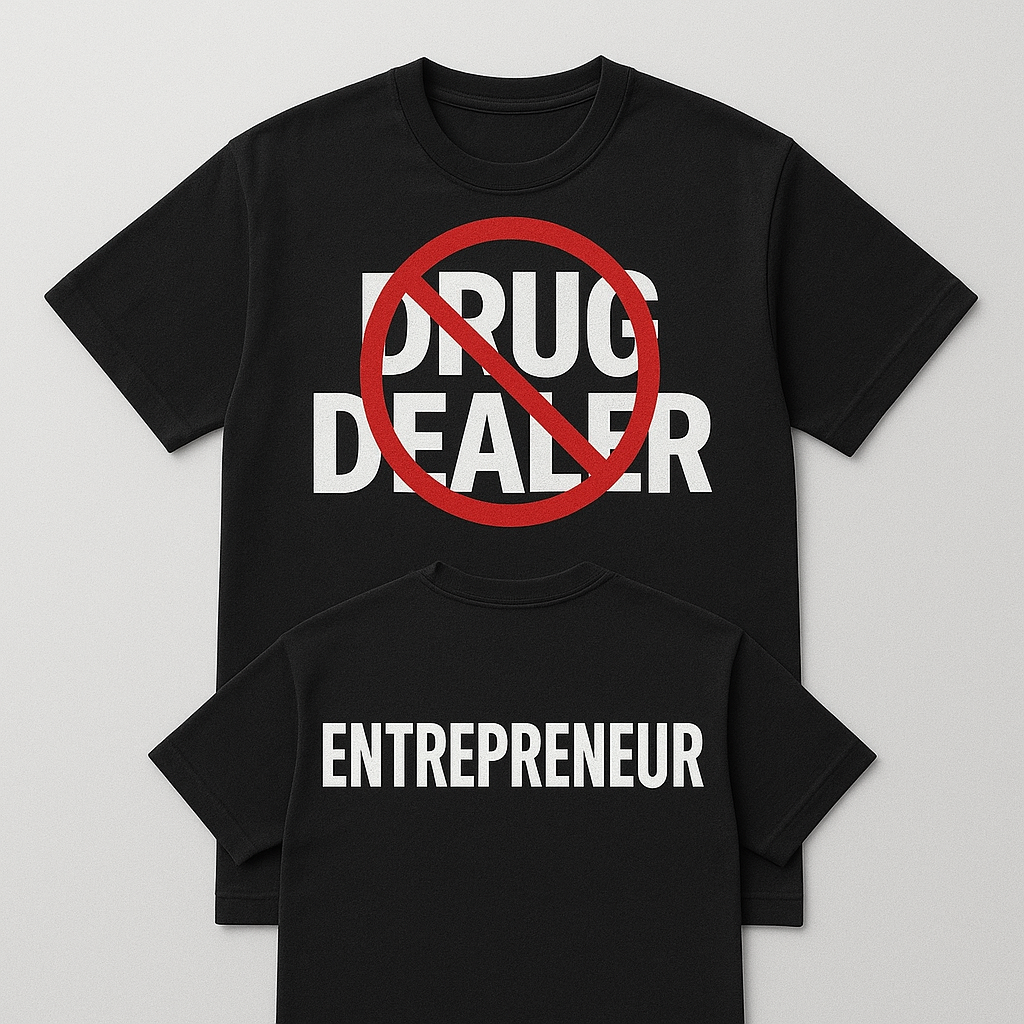 Drug Dealer ❌ Entrepreneur Tee