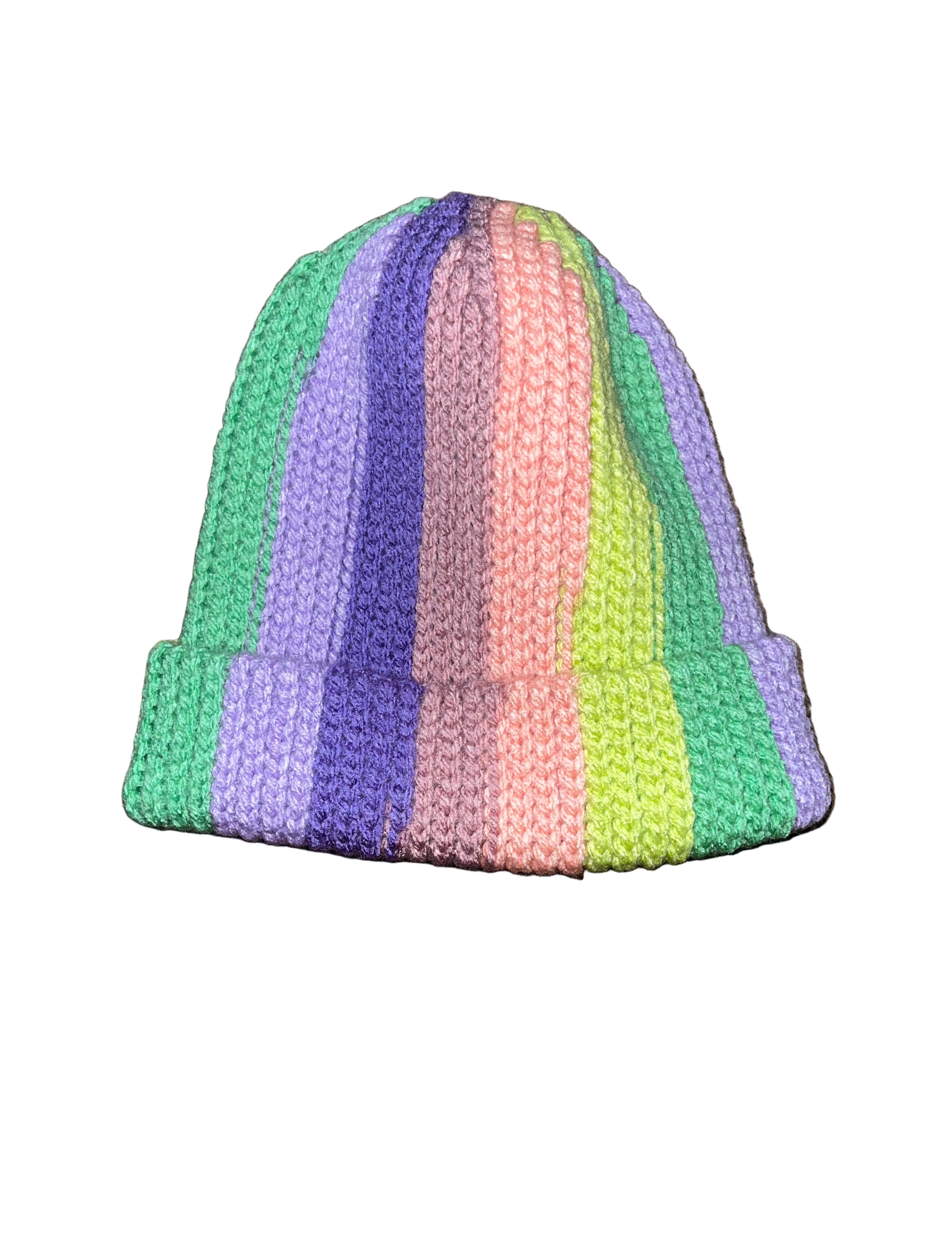 “Cotton Candy Dreams” Crochet Beanie – One of One