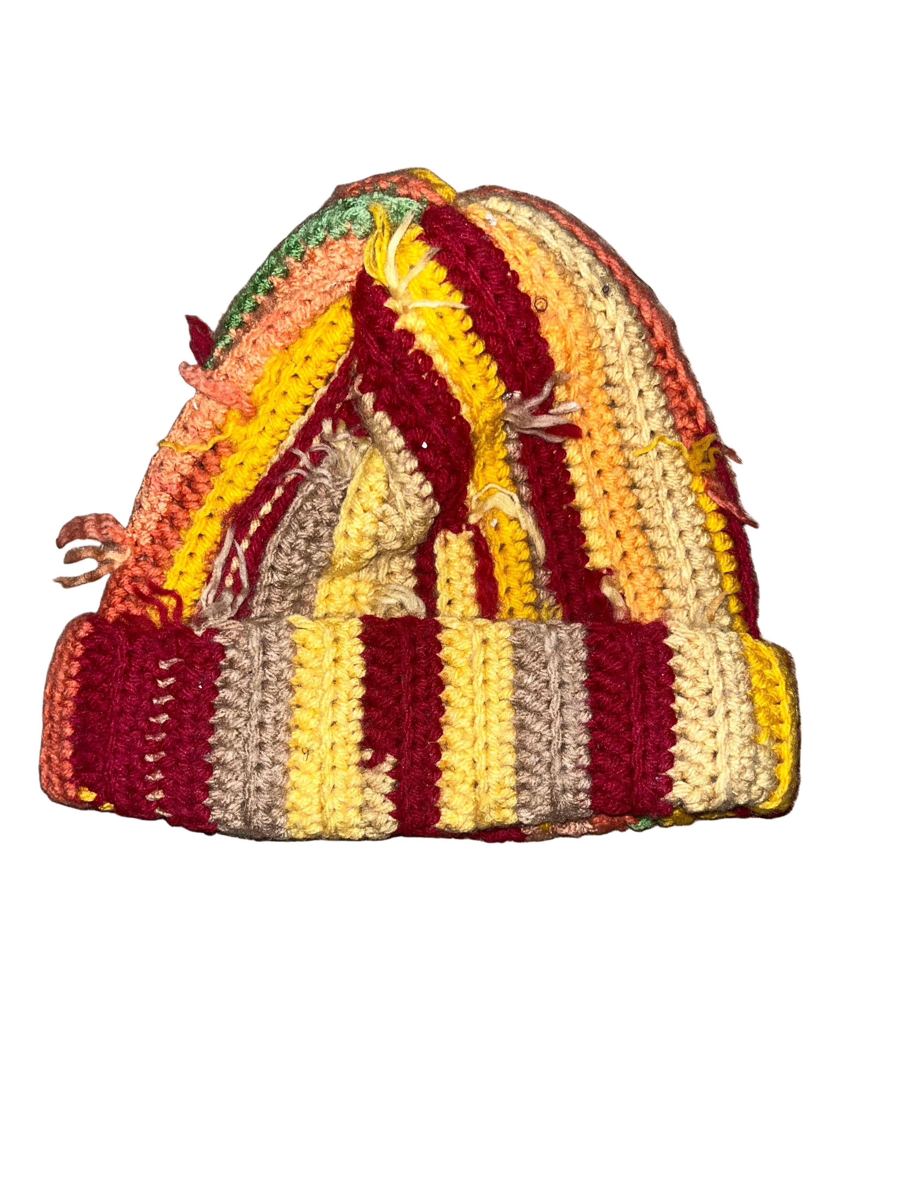 “Rugged Harvest” Crochet Beanie – One of One