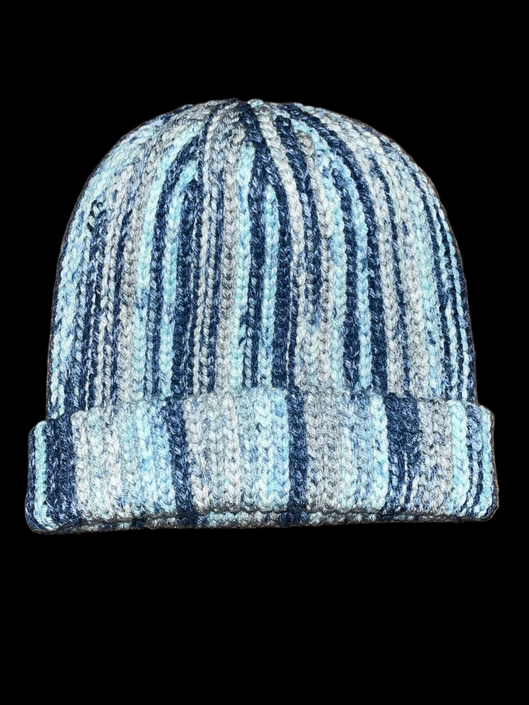 “Coastal Chill” Crochet Beanie – One of One