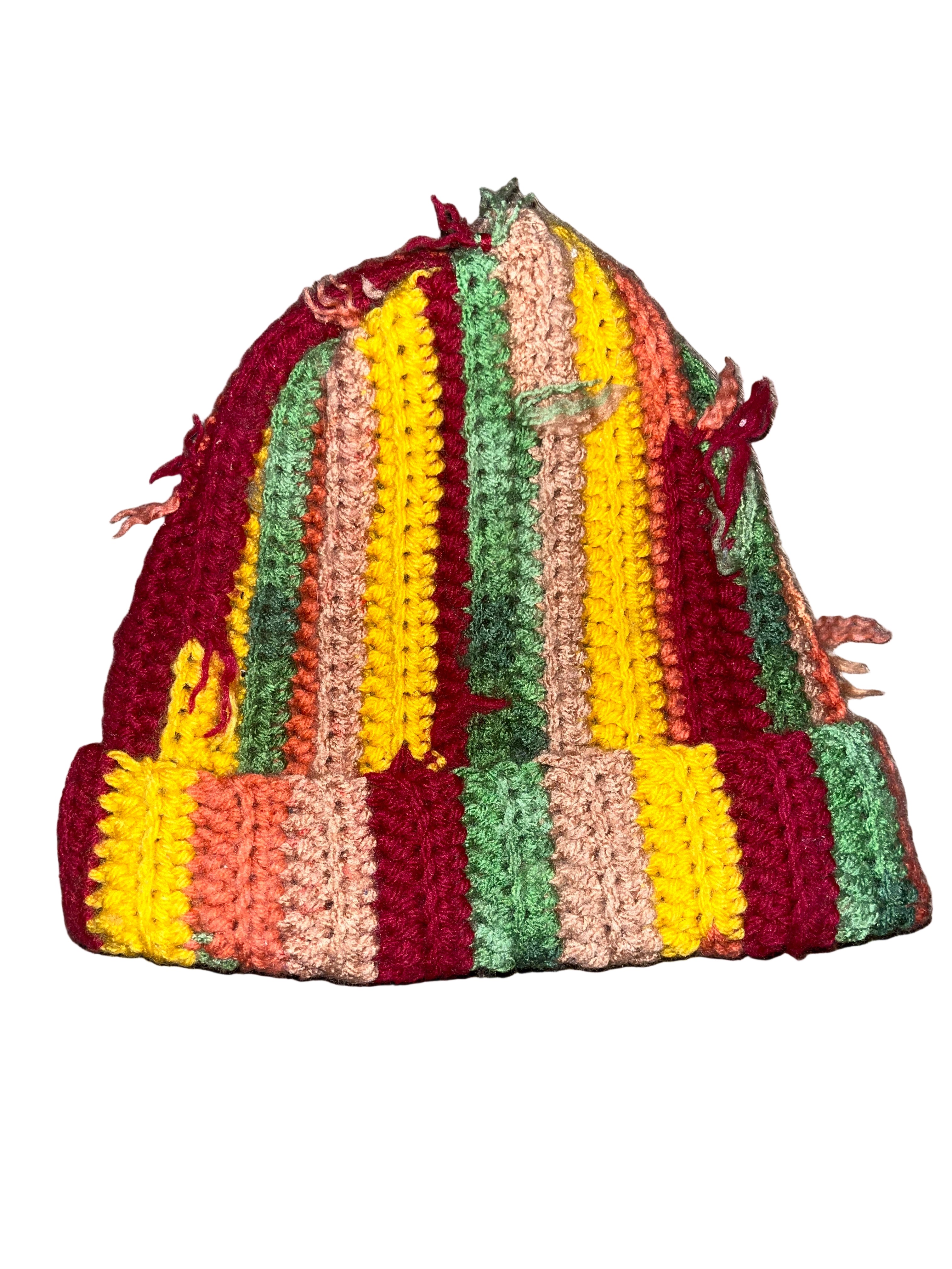 “Rugged Harvest” Crochet Beanie – One of One