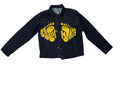 Gwomè Hommè Gold Footprint Denim Jacket