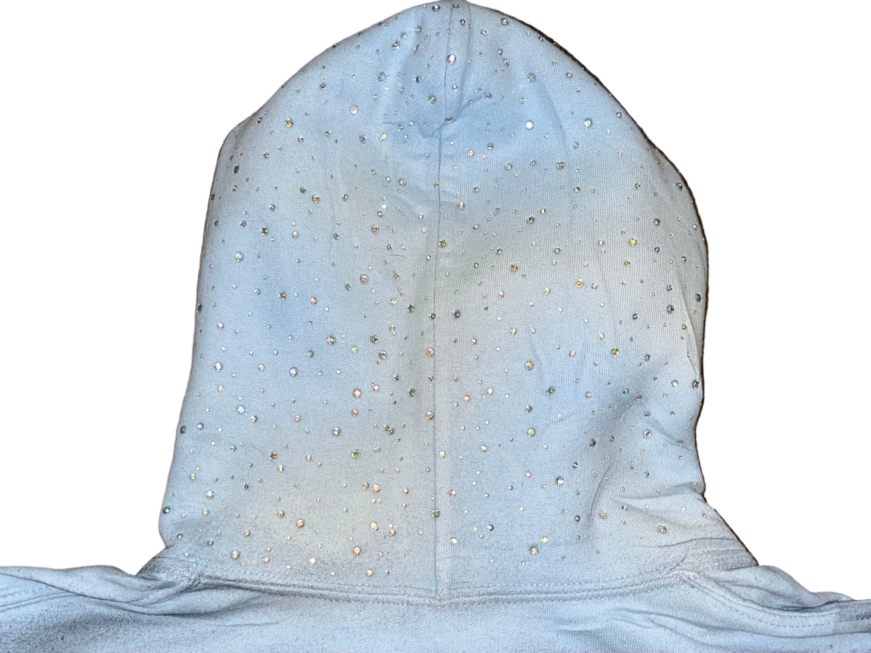 “Saint’s Prayer” Rhinestone Hoodie