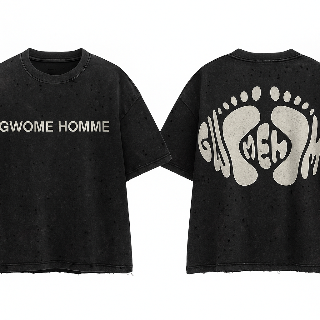GWOME HOMME “Footprint” Vintage Tee