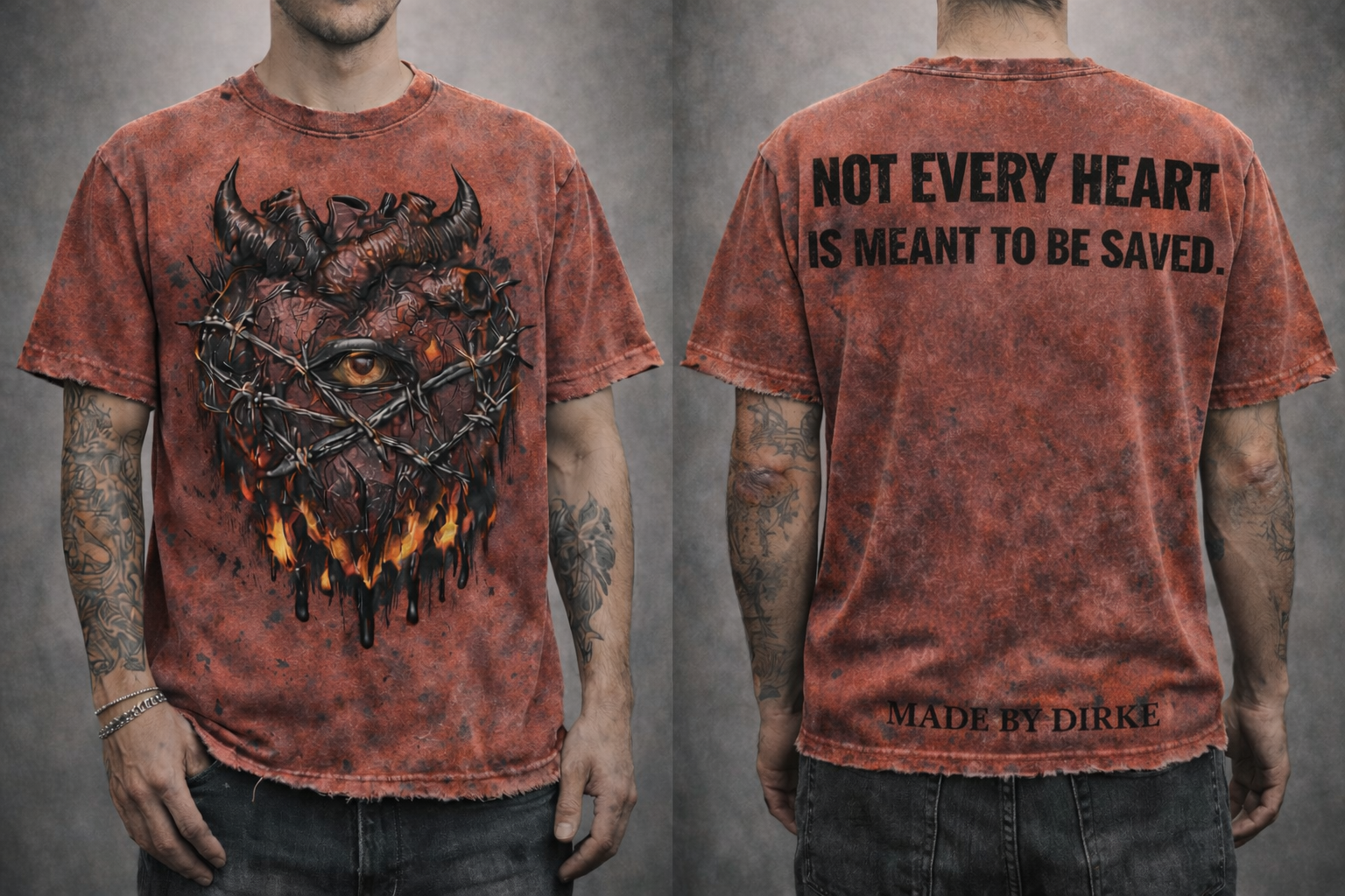 NOT EVERY HEART IS MEANT TO BE SAVED TEE

MADE BY DIRKE