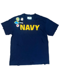 Vintage Distressed U.S. Navy T-Shirt – Authentic Military Style