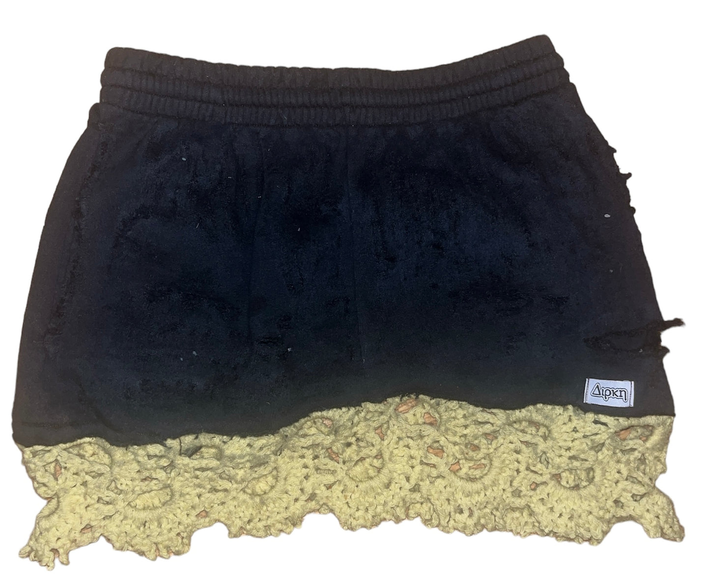 1 of 1 sweat remix knitted skirt